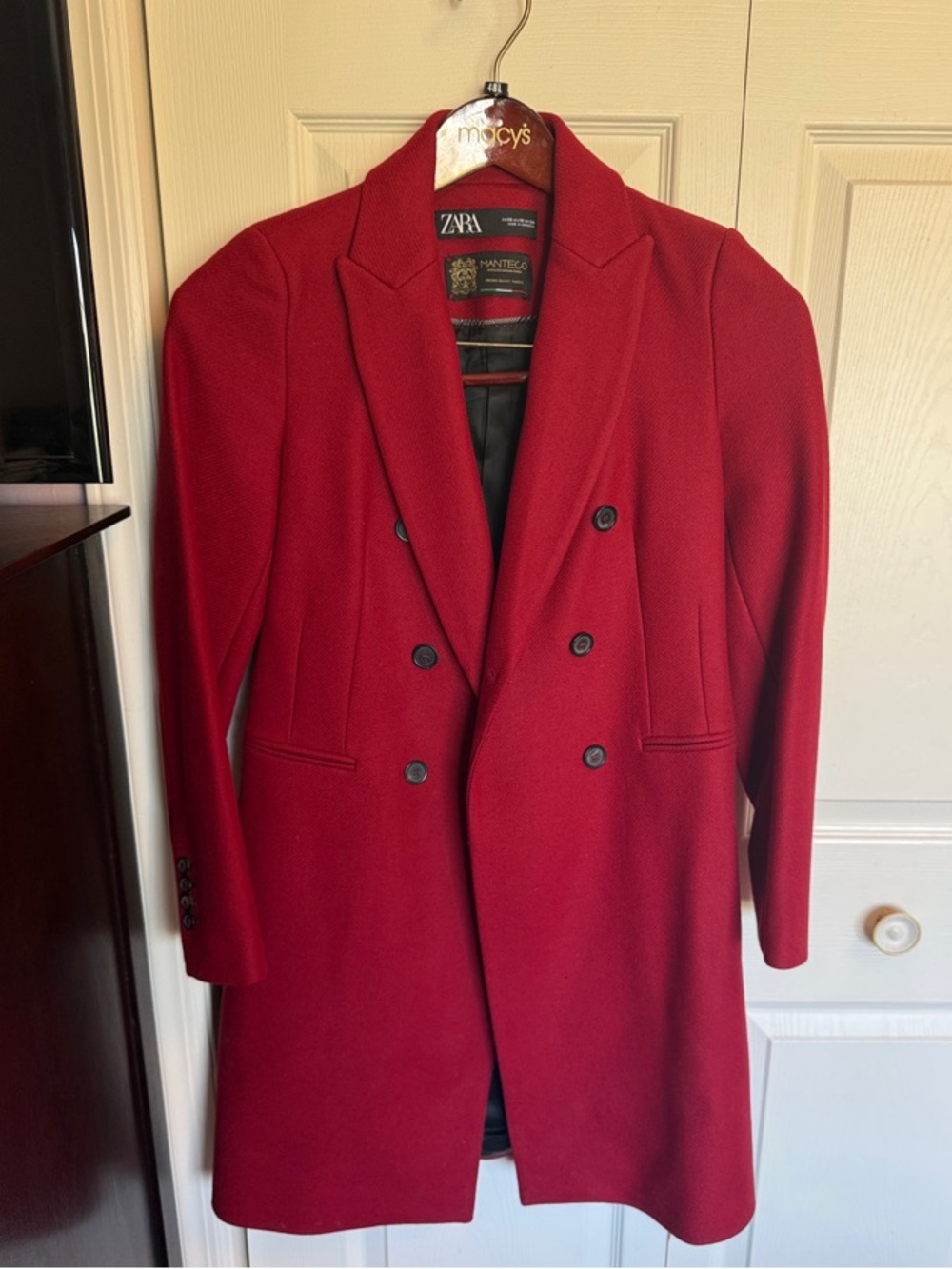 Zara Manteco Coat XS